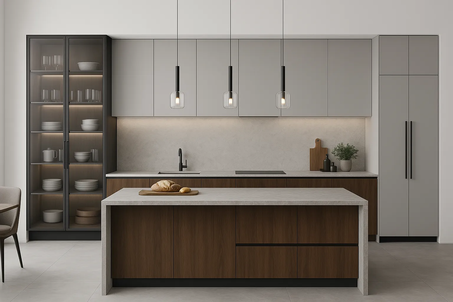 Slate & Walnut